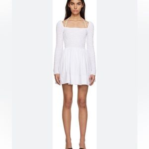 Staud Cassidy Minidress in White